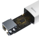 Baseus Lite Series USB to RJ45 network adapter (white)