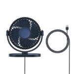 Desktop oscillating fan Baseus Serenity (blue)