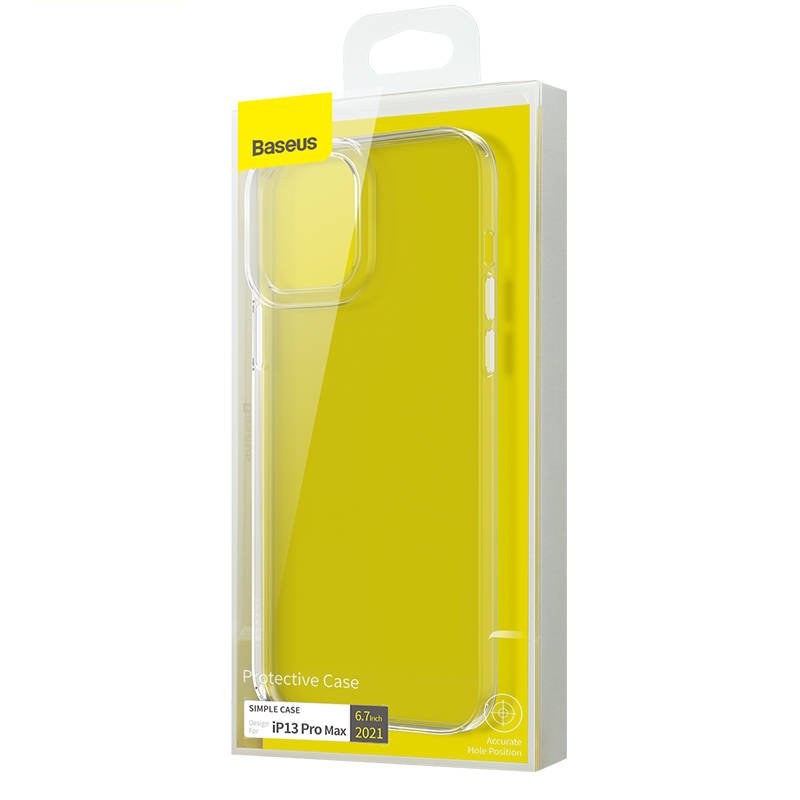 Baseus Simple Transparent Case for iPhone 13 Pro Max (white)