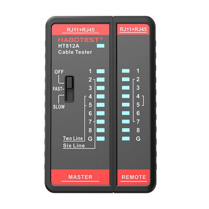 Network cable tester Habotest HT812A  RJ45/RJ14/RJ12/RJ9