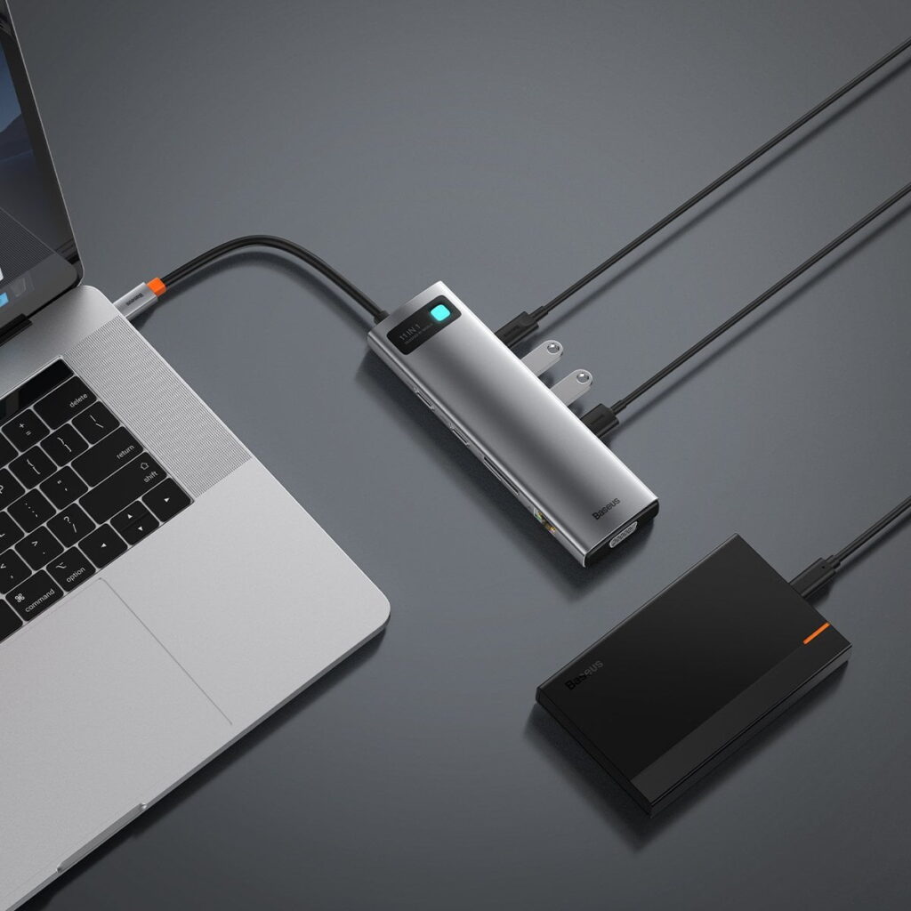 Hub 11in1 Baseus Metal Gleam Series