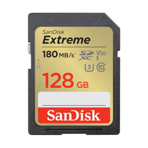 Memory card SANDISK EXTREME SDXC 128 GB 180/90 MB/s UHS-I U3 (SDSDXVA-128G-GNCIN)