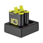 3-slot charger Telesin for GoPro Hero 9 / Hero 10 + 2 batteries (GP-BTR-903-B)