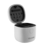 3-slot waterproof charger Telesin Allin box for GoPro Hero 9 / Hero 10 + 3 batteries (GP-BTR-906-GY-B)