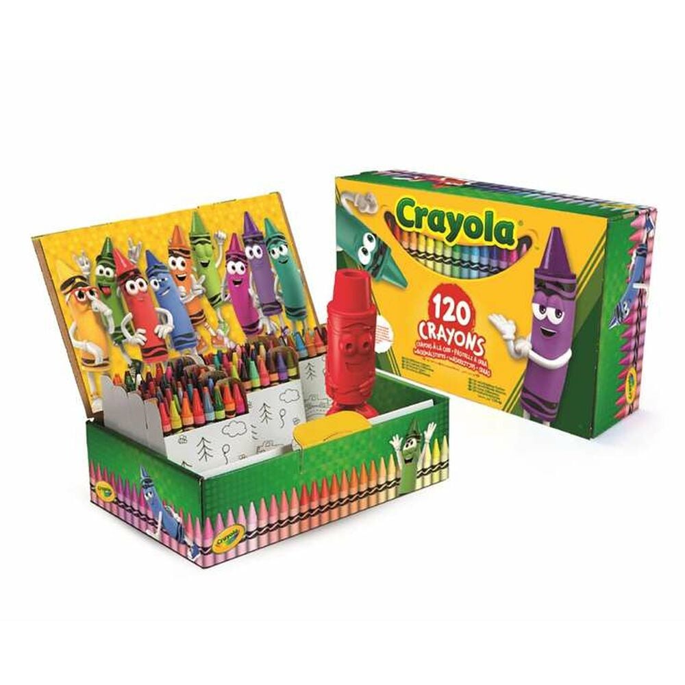 Χρωματιστά κεριά Crayola Pets Ξύστρα 120 Τεμάχια 22