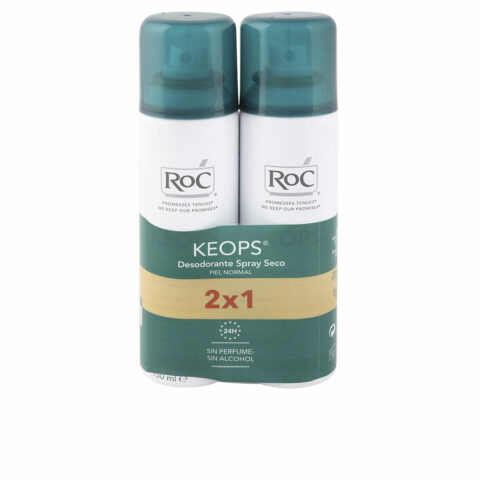 Αποσμητικό Spray Roc Keops Spray Στεγνό (2 x 150 ml)