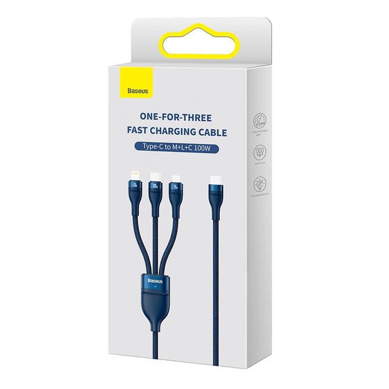 3in1 USB cable Baseus Flash Series 2