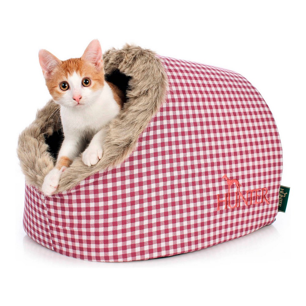 Κρεβάτι για Γάτες Hunter Υφασμάτινο Σπήλαιο Κόκκινο (38 x 40 x 27 cm)