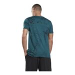 Kοντομάνικο Aθλητικό Mπλουζάκι Reebok Workout Ready Σκούρο γκρίζο