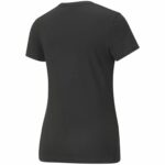 Kοντομάνικο Aθλητικό Mπλουζάκι Puma Essentials+ Embroidery Μαύρο