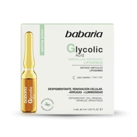 Αμπούλες Babaria γλυκολικό οξύ (5 x 2 ml)