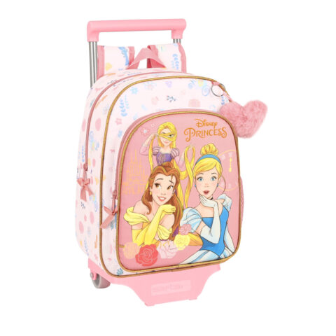 Σχολική Τσάντα με Ρόδες Princesses Disney Dream it Ροζ