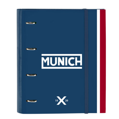Φάκελος δακτυλίου Munich Soon A4 Μπλε (27 x 32 x 3.5 cm)