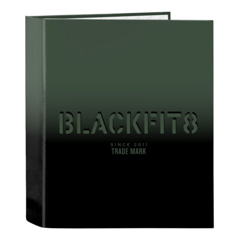 Φάκελος δακτυλίου BlackFit8 Gradient Μαύρο Στρατιωτικό πράσινο A4 (27 x 33 x 6 cm)