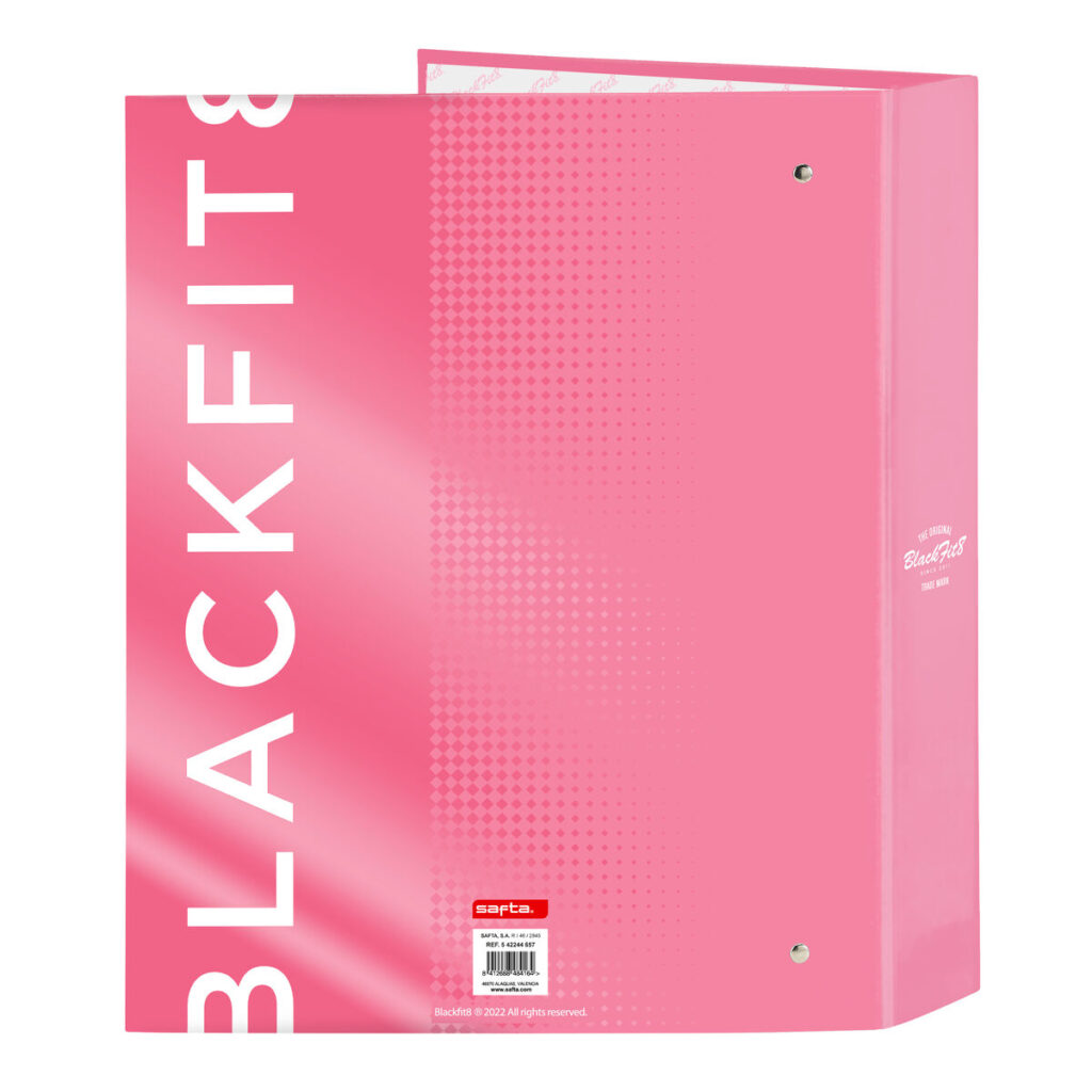 Φάκελος δακτυλίου BlackFit8 Glow up Ροζ A4 (27 x 33 x 6 cm)