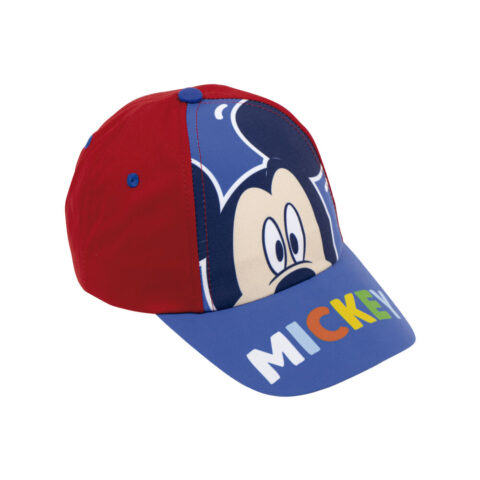 Παιδικό Kαπέλο Mickey Mouse Happy smiles Μπλε Κόκκινο (48-51 cm)