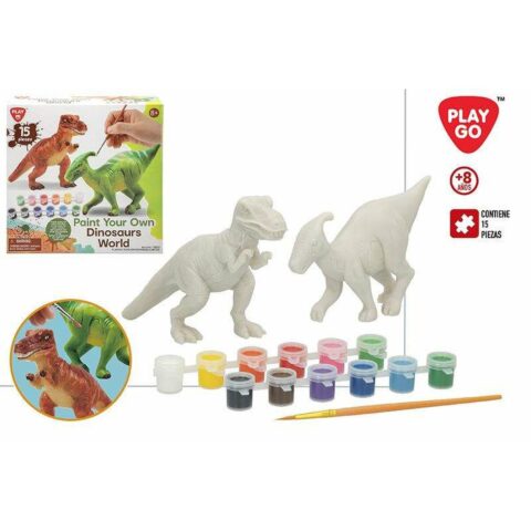 Ρύθμιση χρωμάτων Dinosaurs World 15 Τεμάχια 6