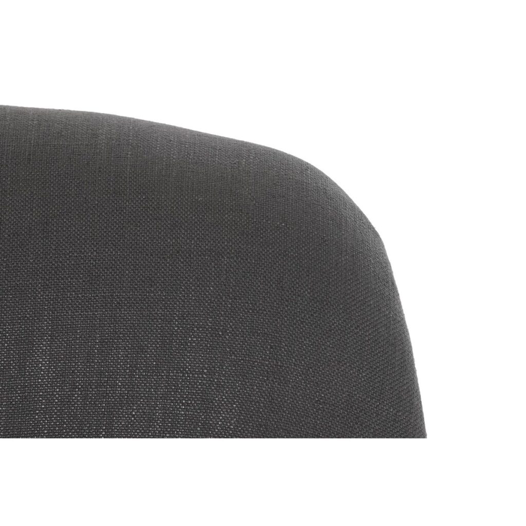 Κάθισμα DKD Home Decor Έλατο πολυεστέρας Σκούρο γκρίζο Σύγχρονη (61 x 46 x 75 cm)