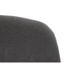 Κάθισμα DKD Home Decor Έλατο πολυεστέρας Σκούρο γκρίζο Σύγχρονη (61 x 46 x 75 cm)