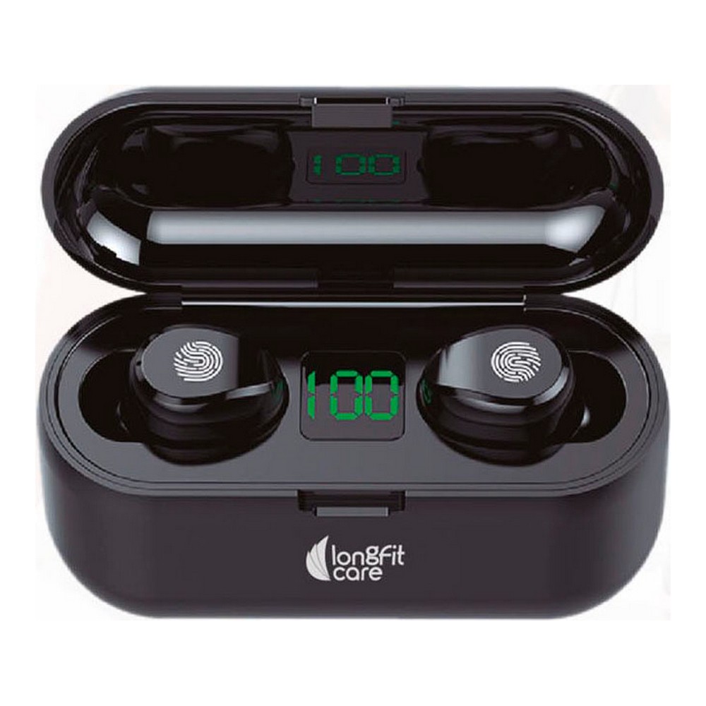 Ασύρματα Ακουστικά LongFit Care Bluetooth Μαύρο