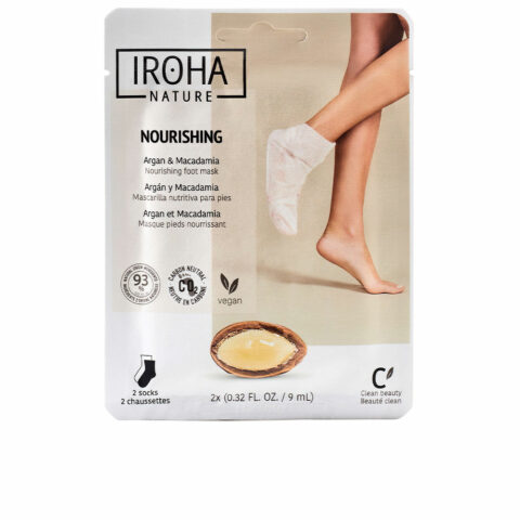 Μάσκα Ποδιών Iroha Mακαντάμια Argan Κάλτσες x2