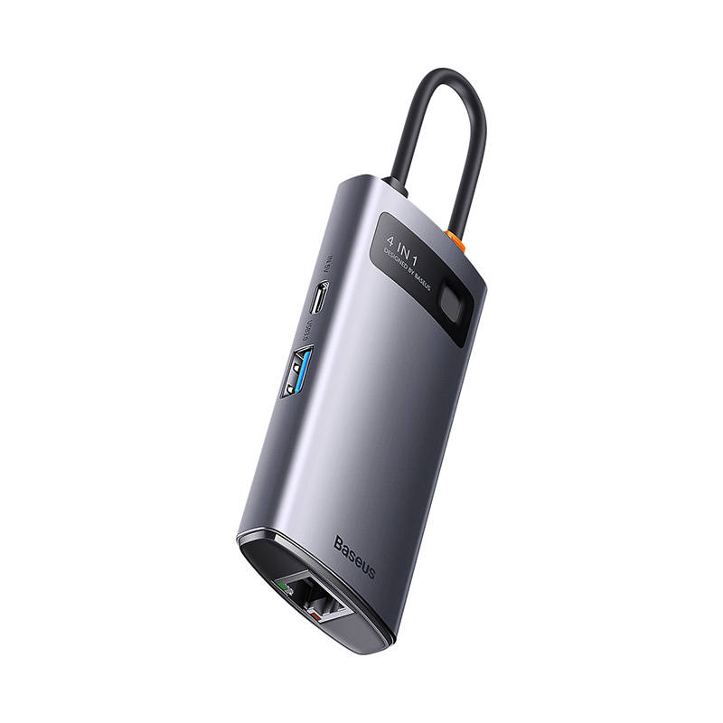 Hub 4in1 Baseus Metal Gleam Series