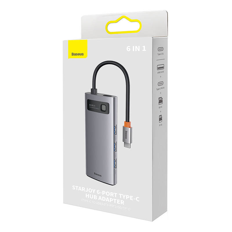 USB-C to 3x USB 3.0 + USB-C PD +  microSD/SD