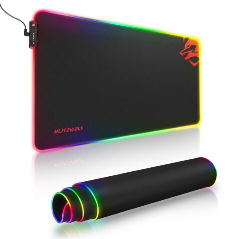 RGB Gaming Mouse Pad Blitzwolf BW-MP1 (black)