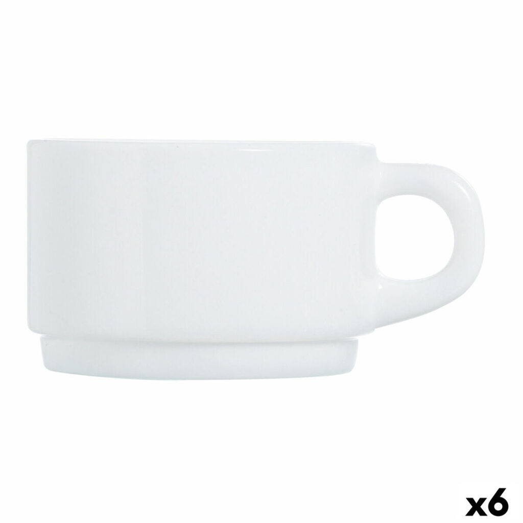 Kopp Luminarc Φορητό Λευκό Γυαλί (28 cl) (Pack 6x)