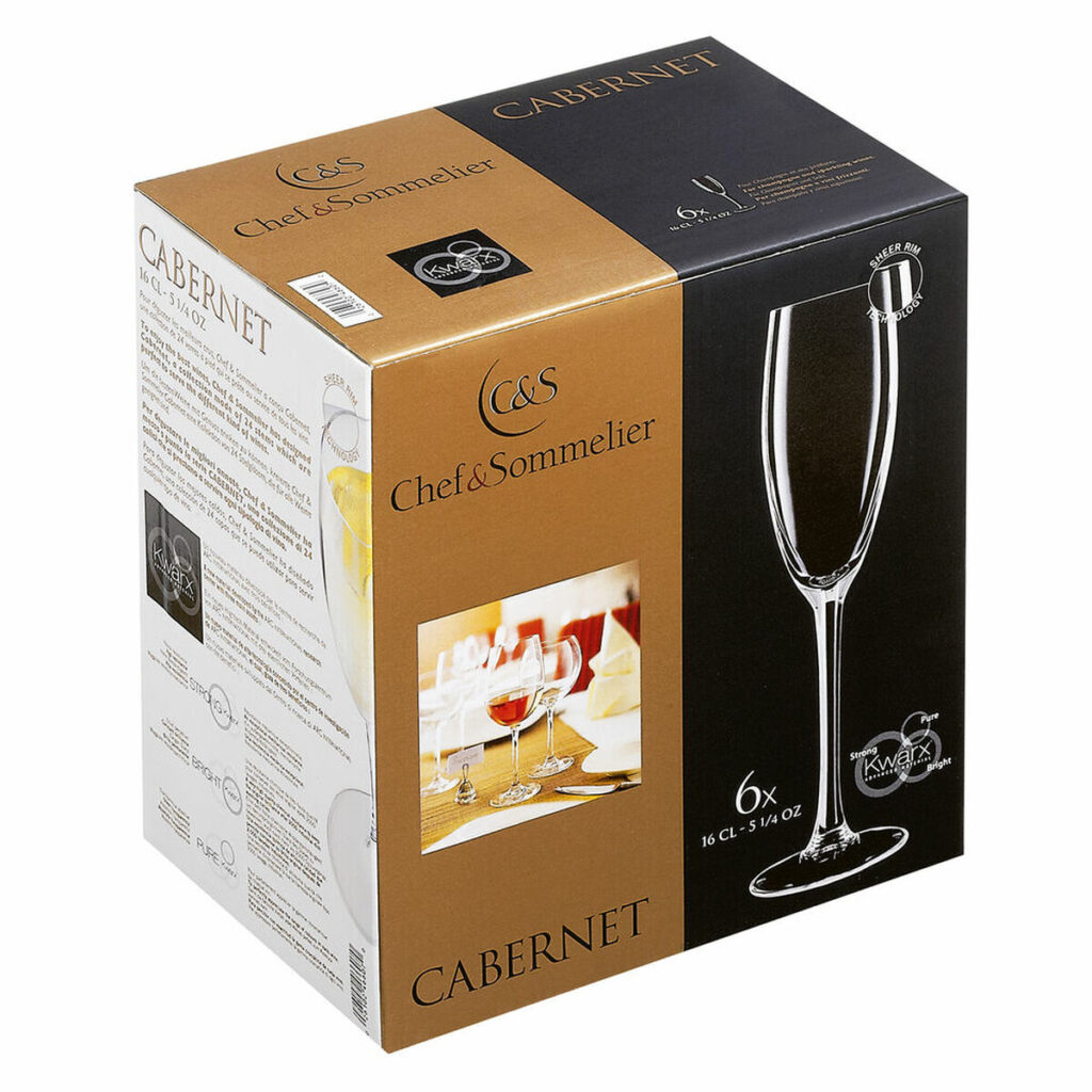 Ποτήρι για σαμπάνια Chef&Sommelier Cabernet Διαφανές Γυαλί x6 (16 cl)