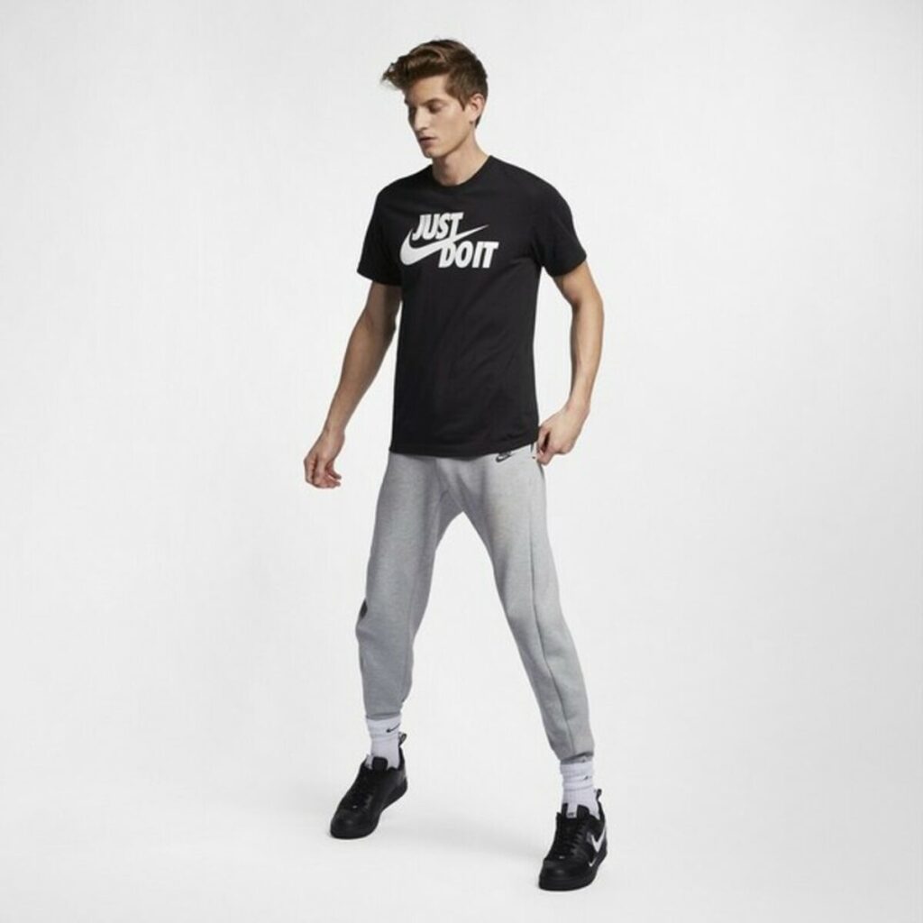 Ανδρική Μπλούζα με Κοντό Μανίκι Nike Sportswear JDI Μαύρο