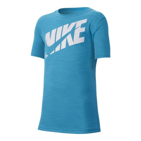 Παιδική Μπλούζα με Κοντό Μανίκι Nike Dri-FIT Celeste