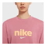 Γυναικεία Mπλούζα με Mακρύ Mανίκι Nike Crew Ροζ
