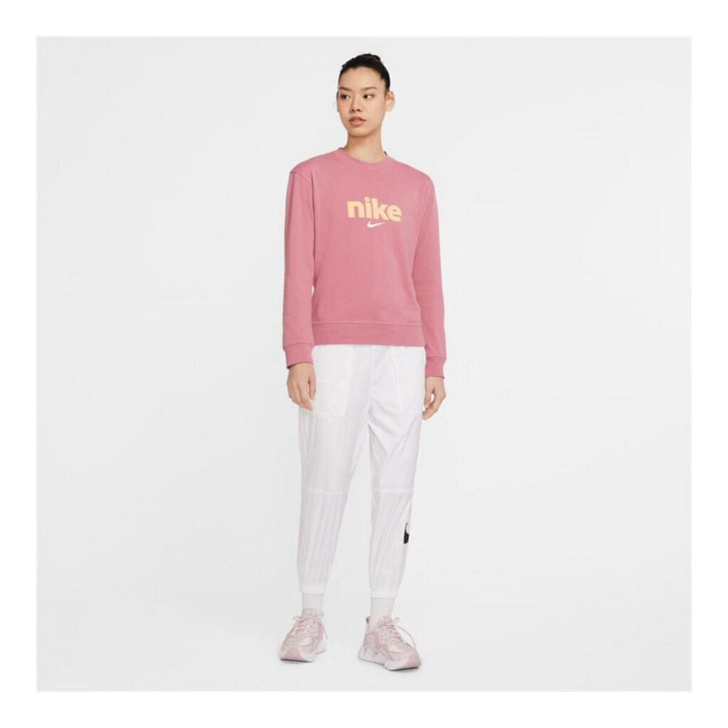 Γυναικεία Mπλούζα με Mακρύ Mανίκι Nike Crew Ροζ