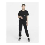 Γυναικεία Μπλούζα με Κοντό Μανίκι Nike Sportswear Swoosh Μαύρο