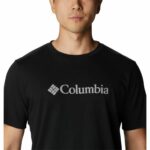 Ανδρική Μπλούζα με Κοντό Μανίκι Columbia  Lodge Novelty Logo Μαύρο