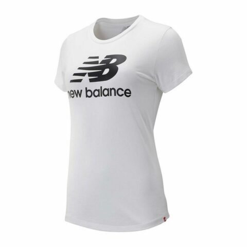 Γυναικεία Μπλούζα με Κοντό Μανίκι New Balance Λευκό