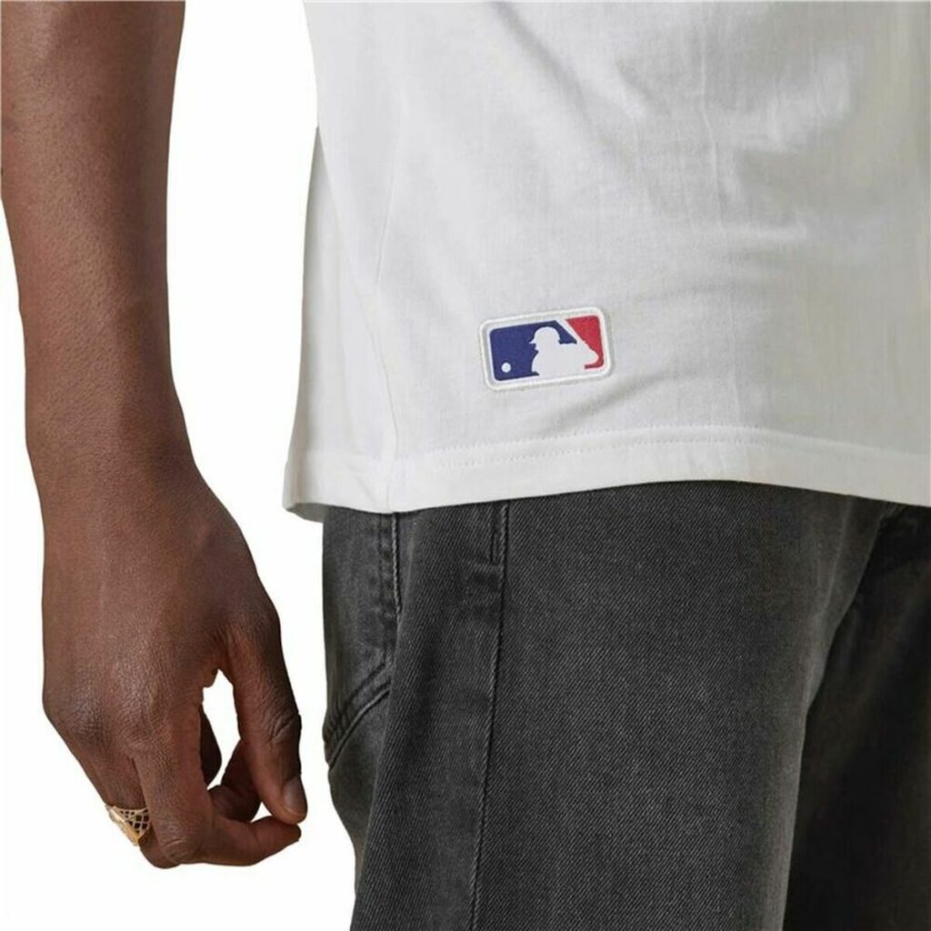 Ανδρική Μπλούζα με Κοντό Μανίκι New Era Boston Red Sox  Λευκό