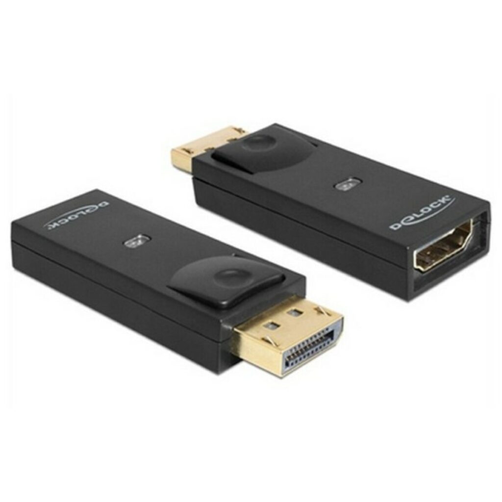 Αντάπτορας DisplayPort σε HDMI DELOCK 65258 Μαύρο