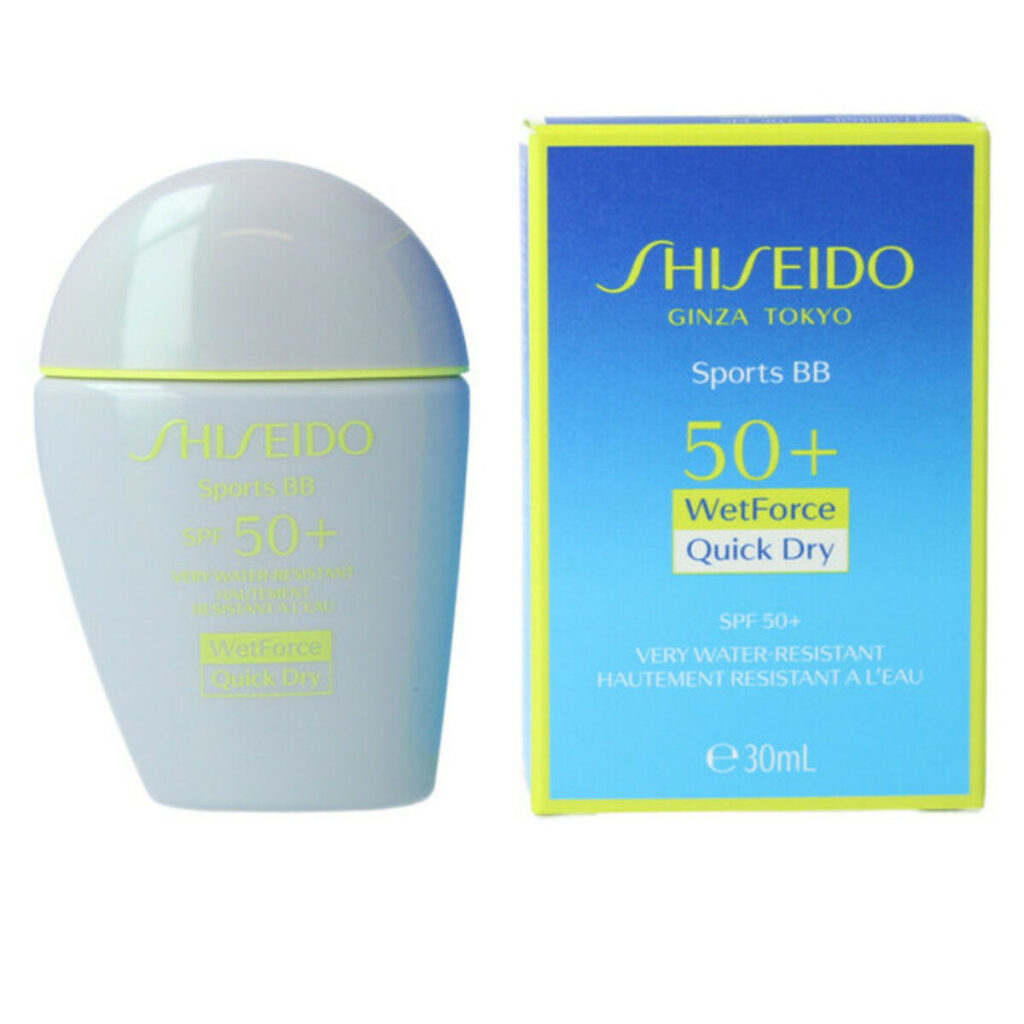 Ενυδατική Κρέμα με Μακιγιάζ Αποτέλεσμα Sun Care Sports Shiseido SPF50+ (12 g)