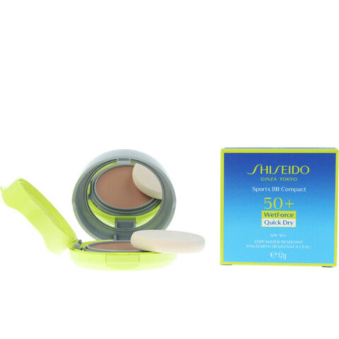 Ενυδατική Κρέμα με Μακιγιάζ Αποτέλεσμα Sun Care Sports BB Compact Shiseido SPF50+ Spf 50 12 g