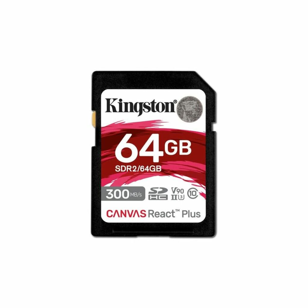 Κάρτα Μνήμης Micro SD με Αντάπτορα Kingston SDR2/64GB 64 GB 8K Ultra HD SDXC UHS-II