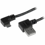 Καλώδιο USB σε Micro USB Startech USB2AUB2RA1M         Μαύρο