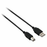 Καλώδιο USB A σε USB B V7 V7E2USB2AB-1.8M      Μαύρο