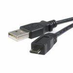 Καλώδιο USB σε micro USB Startech UUSBHAUB2M Μαύρο