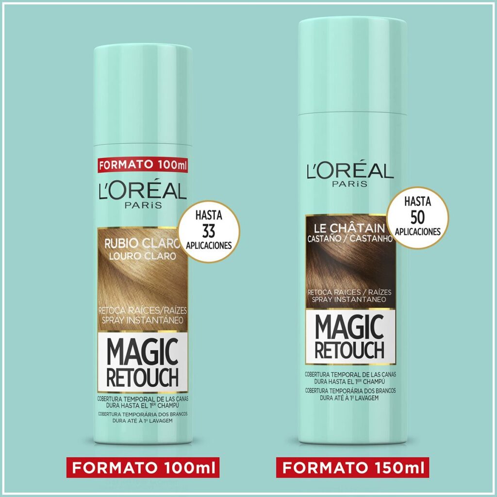 Σπρέι Καλύμματος Γρίζων Μαλλιών L'Oreal Make Up Magic Retouch 4-Ξανθό 100 ml