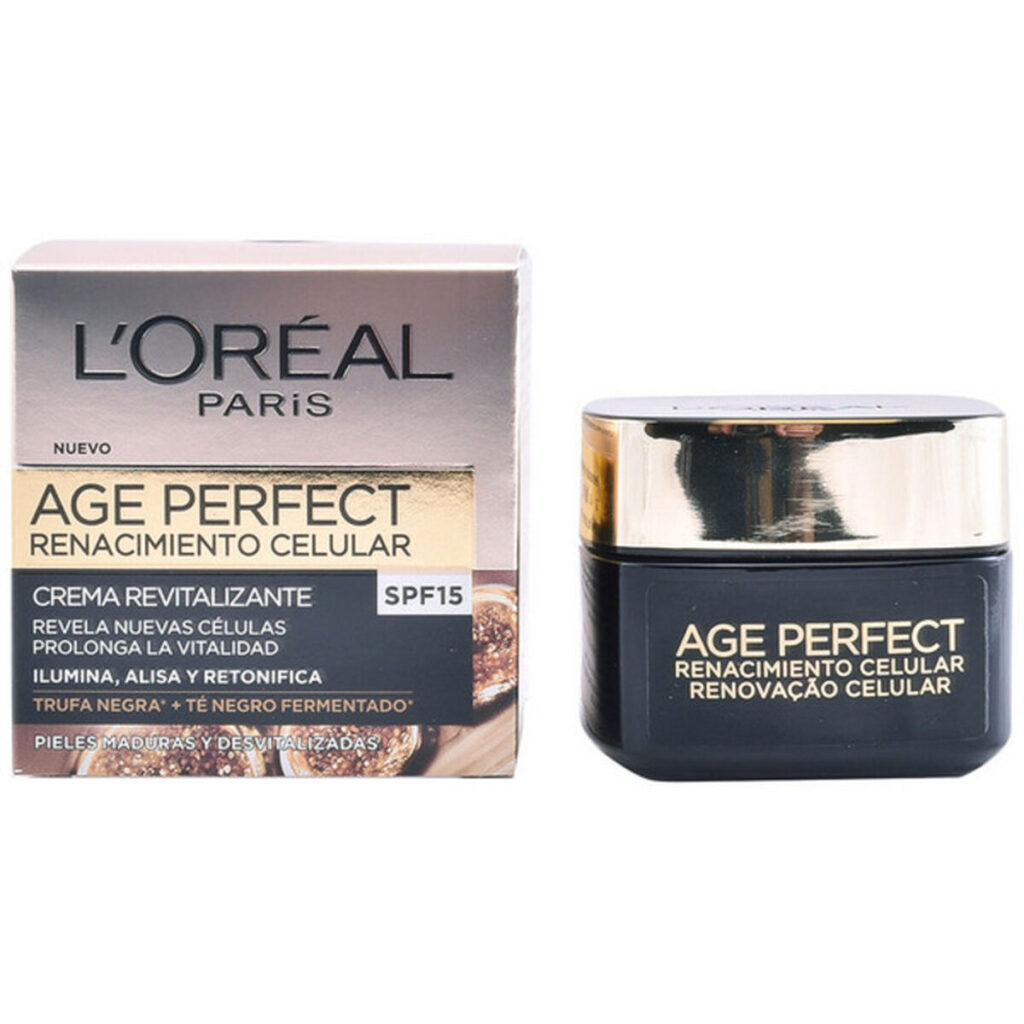 Θρεπτική Κρέμα Ημέρας L'Oreal Make Up Age Perfect SPF 15 (50 ml) (50 ml)