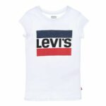 Παιδική Μπλούζα με Κοντό Μανίκι Levi's Sportswea Λευκό