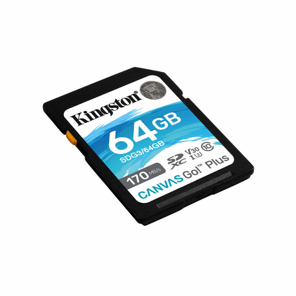 Κάρτα Μνήμης SD Kingston SDG3/64GB 64GB Μαύρο 64 GB UHS-I
