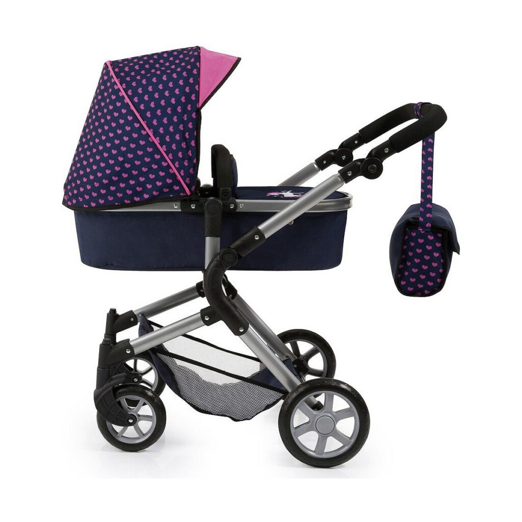 Καλάθι για Κούκλες Reig Combi Neo Pro Ναυτικό Μπλε 63 cm